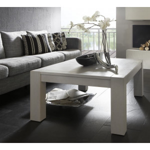 ChunKy White : Bàn Sofa , Coffee 1 Tầng - 120cm